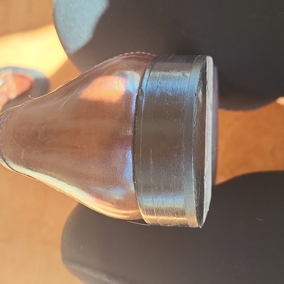 Black and Brown Johnston and Murphy Italian Loafers - Picture 9 of 9